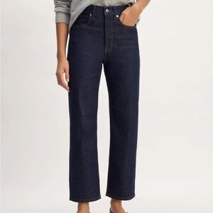 Everlane Dark Blue Straight Leg Women's Jeans